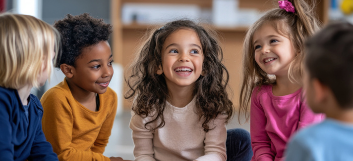 Geflüchtete und zugewanderte Kinder©AdobeStock_DachAI